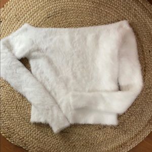 Off the shoulder sweater